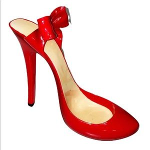 Louboutin Style Red Shoe Wine Caddy